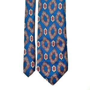 Vintage Pierre Balmain Silk Tie - Paisley Print – Classic Gift, Unisex Accessory